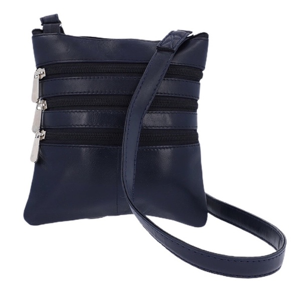 Nordstrom Handbags - ❌SOLD❌ NEWAGE Leather Crossbody Sling Bag Navy